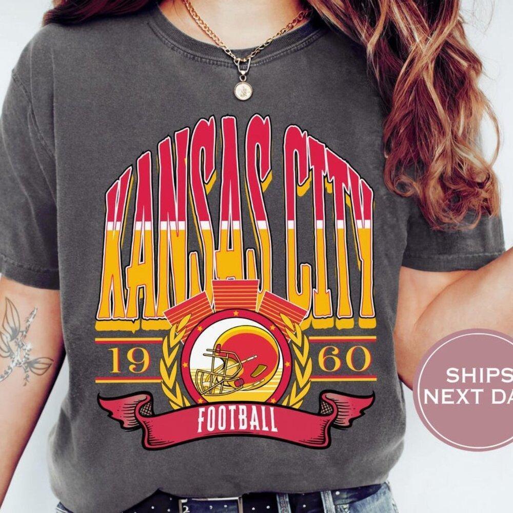 Retro Kansas City Football Shirt,  Kansas City Football Shirt, Kansas Cit